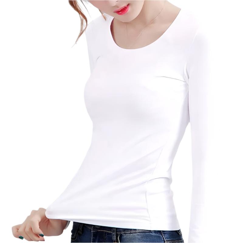 Elegant long-sleeve top for women | Thea -1