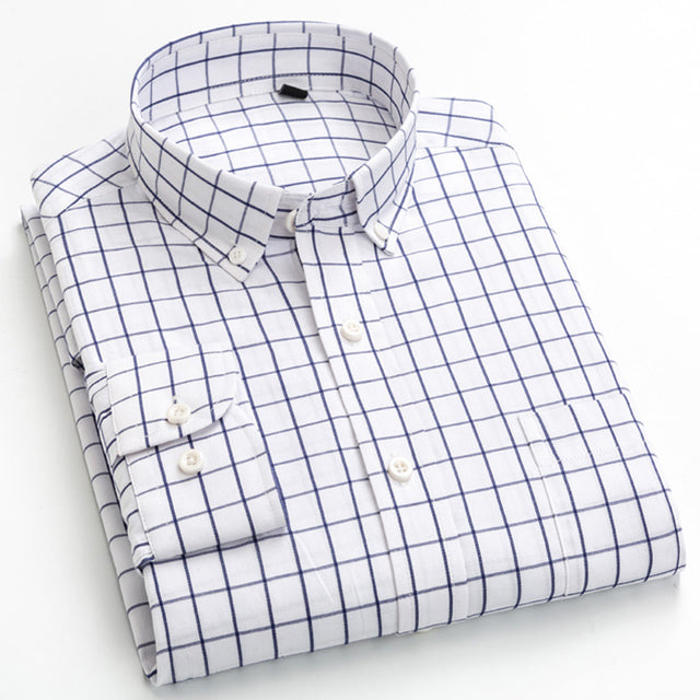 Button-up checked modern shirt for men | Arthur -8
