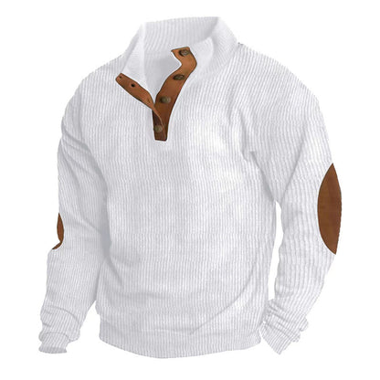 Sport trendy high collar sweater for men | Carl -5
