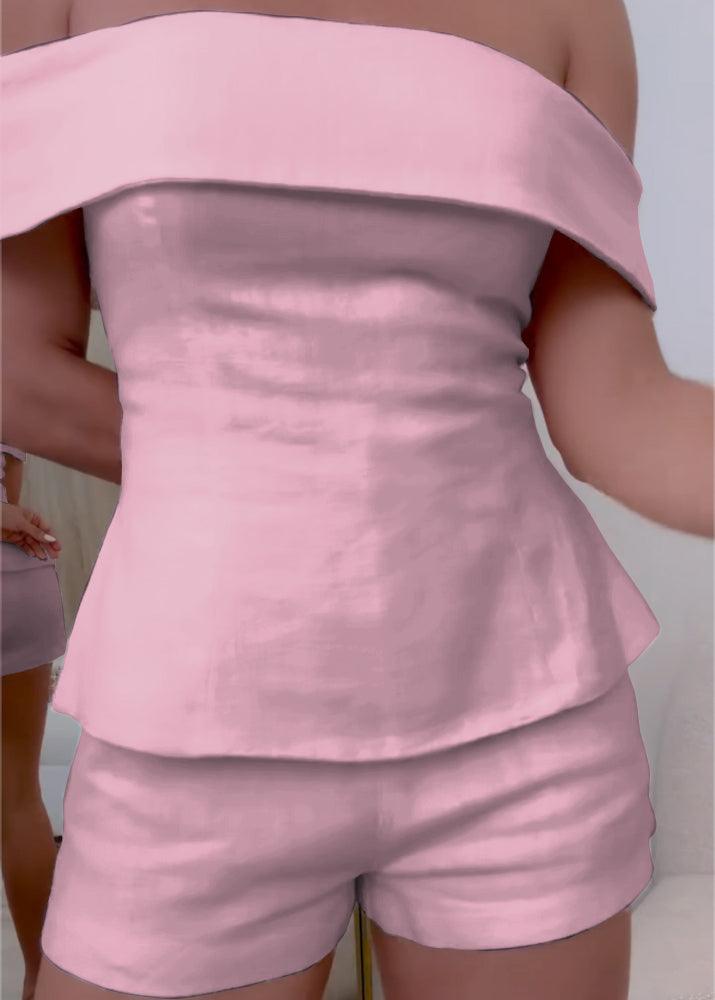 Women’s cropped button two-piece suit suit for women | Marlowe -7
