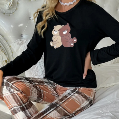 Pyjamas long-sleeve set for women | Alissa -3