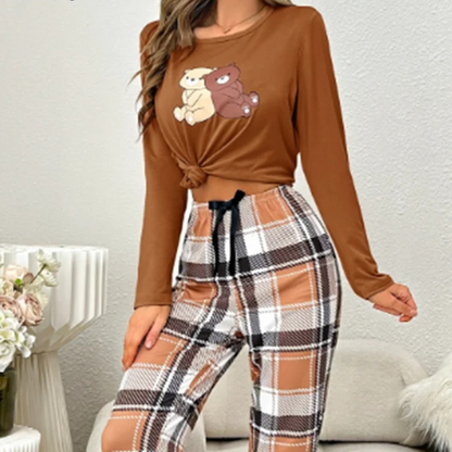 Pyjamas long-sleeve set for women | Alissa -2