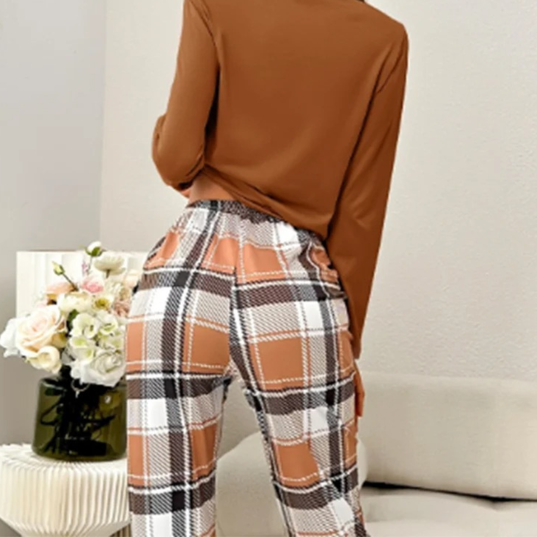 Pyjamas long-sleeve set for women | Alissa -7