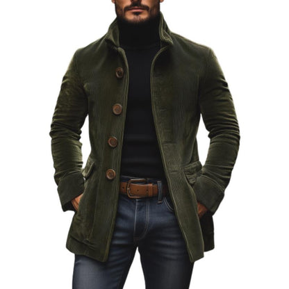 Men’s slim-fit corduroy coat for men | Emerson -2