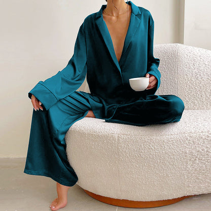 Oversized pyjamas set for women | Heather -12