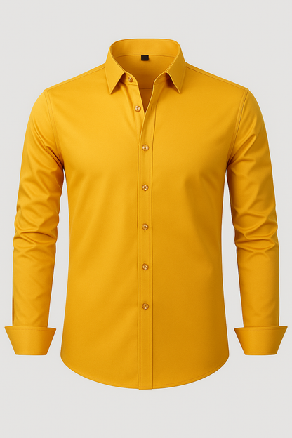 Fitted pleats shirt for men | Lorian -18