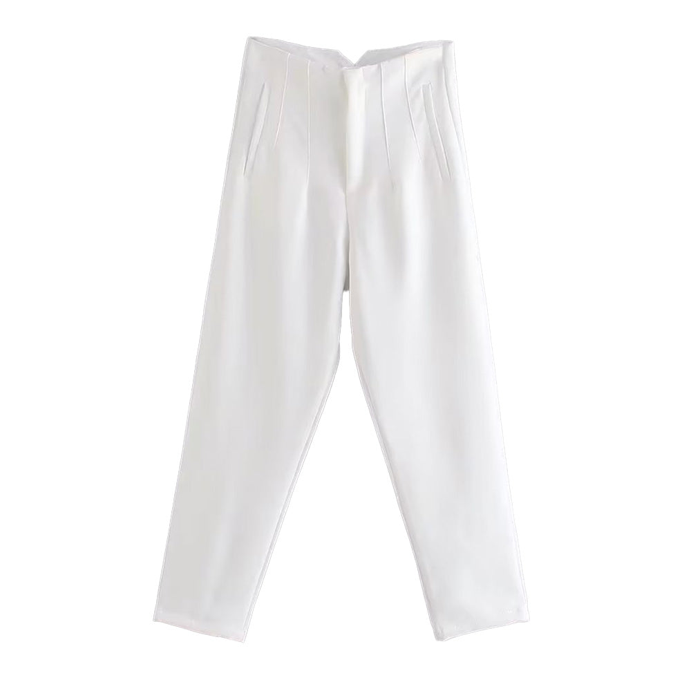 High-waisted vintage trousers for women | Florence -18