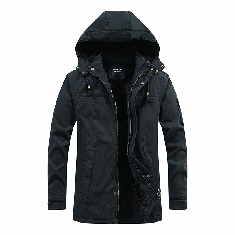 Fleece hooded removable jacket for men | Mac -4