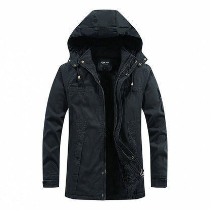 Fleece hooded removable jacket for men | Mac -4