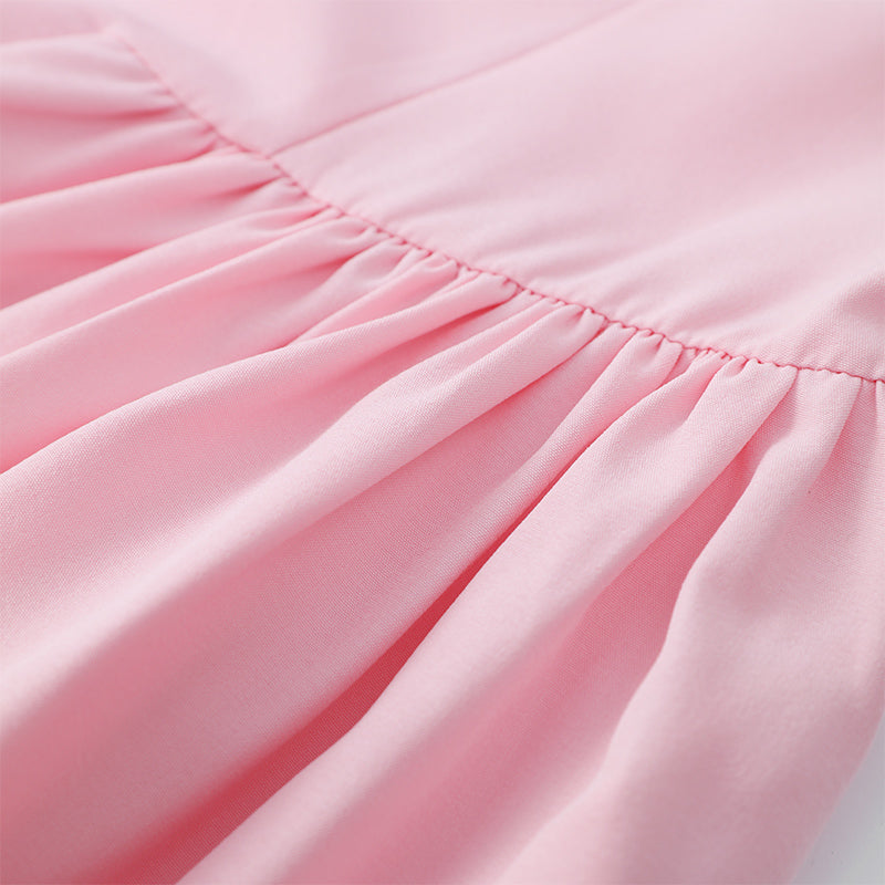 Pleated vintage charm dress for women | Bella -7