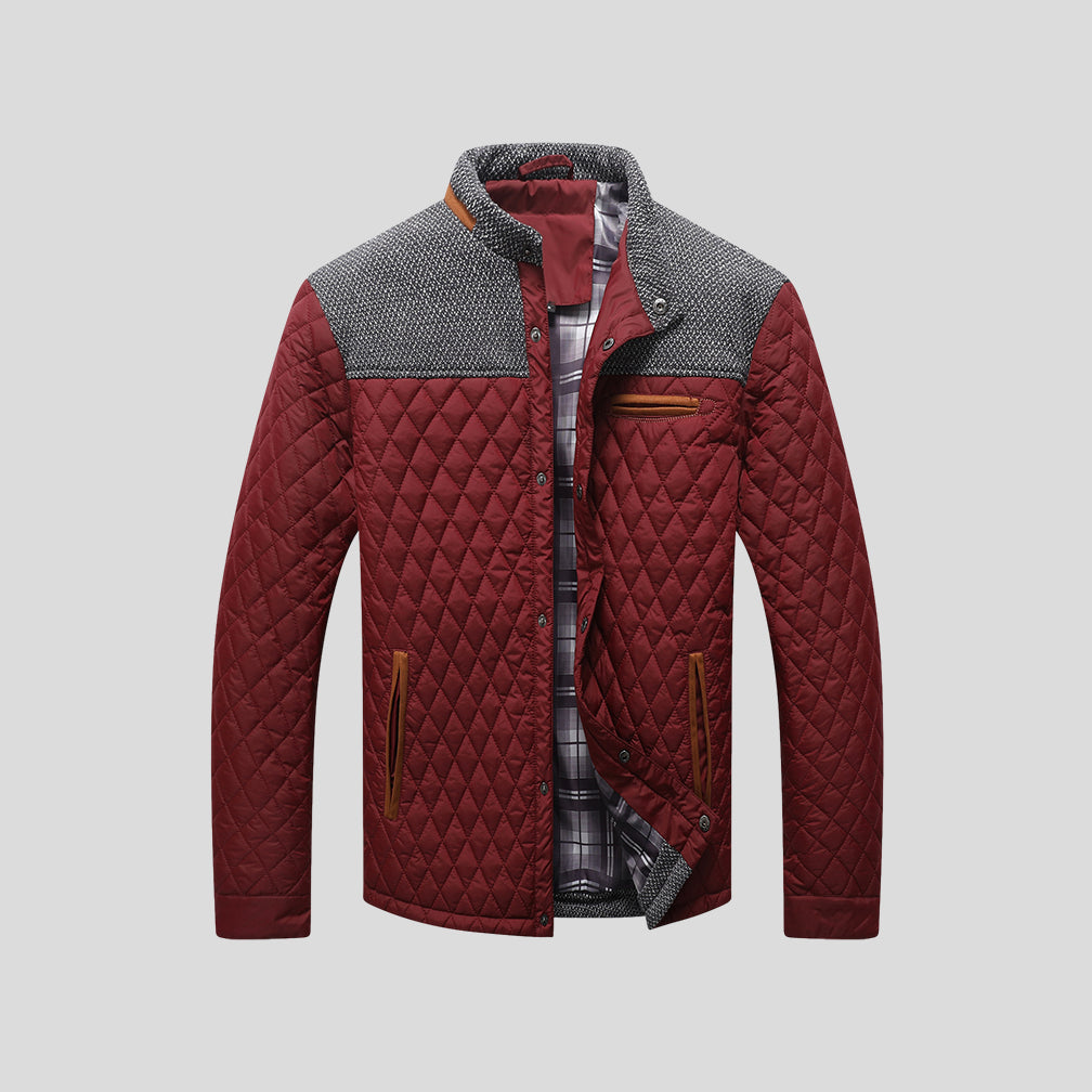 Quilted elegant jacket for men | Marceau -6