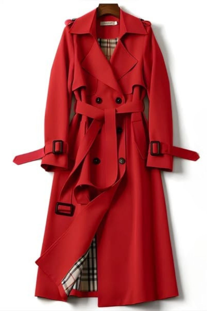 Trench classic coat for women | Elara -3