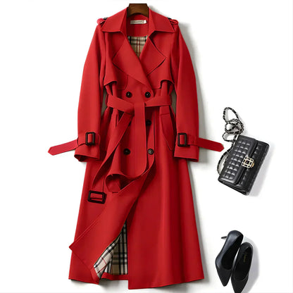 Trench elegant coat for women -7
