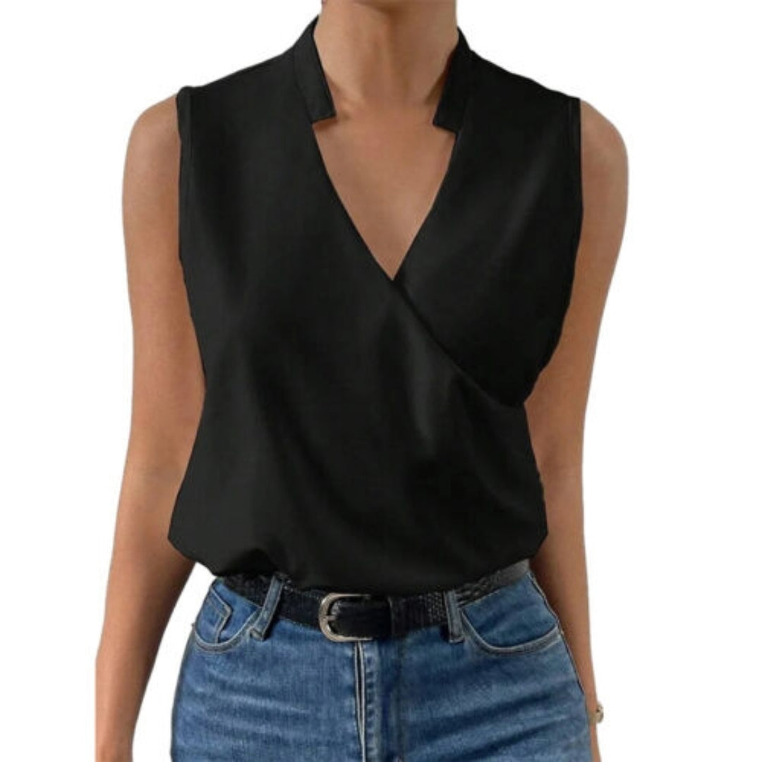 Sleeveless elegant top for women | Fleur -2