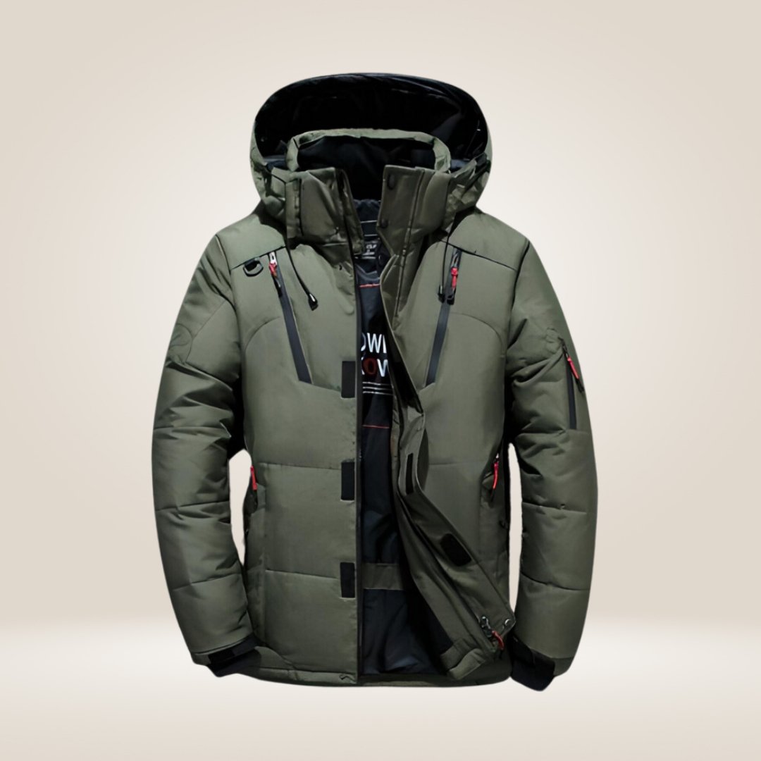 Hooded insulating parka for men | Etienne -4