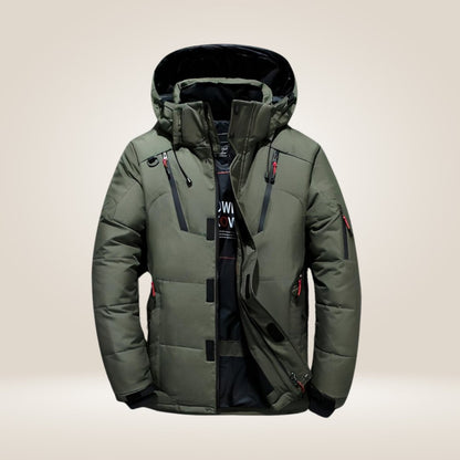 Hooded insulating parka for men | Etienne -4