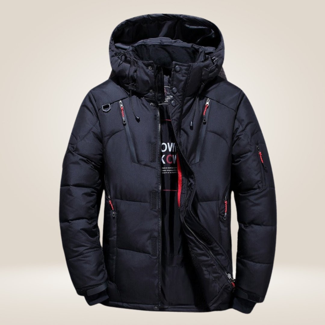 Hooded insulating parka for men | Etienne -2