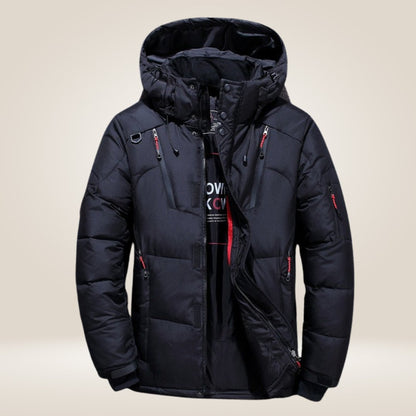 Hooded insulating parka for men | Etienne -2