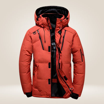 Hooded insulating parka for men | Etienne -1