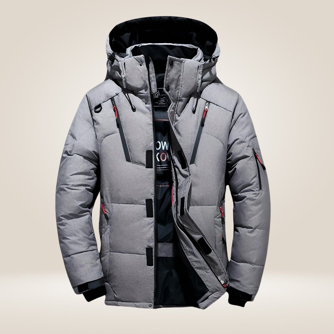 Hooded insulating parka for men | Etienne -5