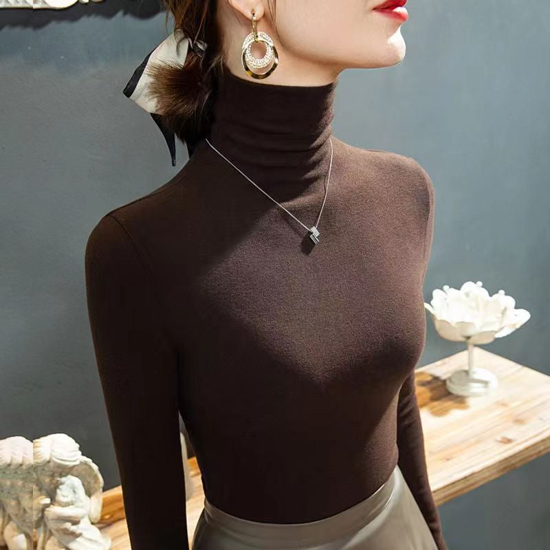 Long-sleeve turtleneck top for women | Elodie -9