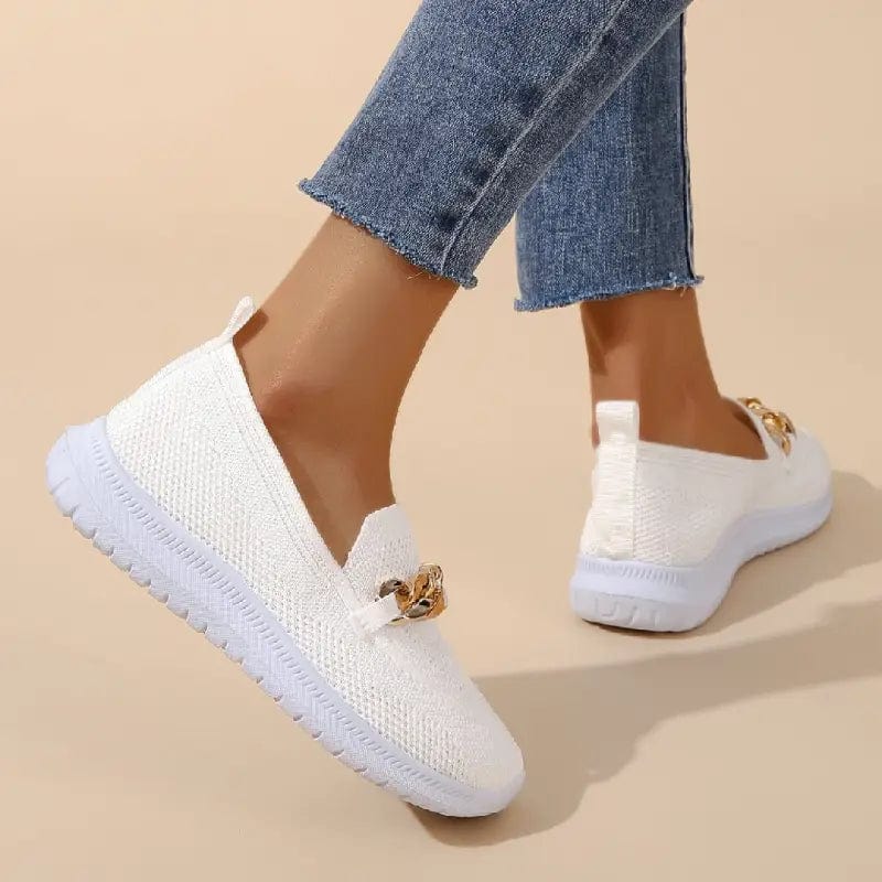 Classic breathable loafers for women | Elena -6