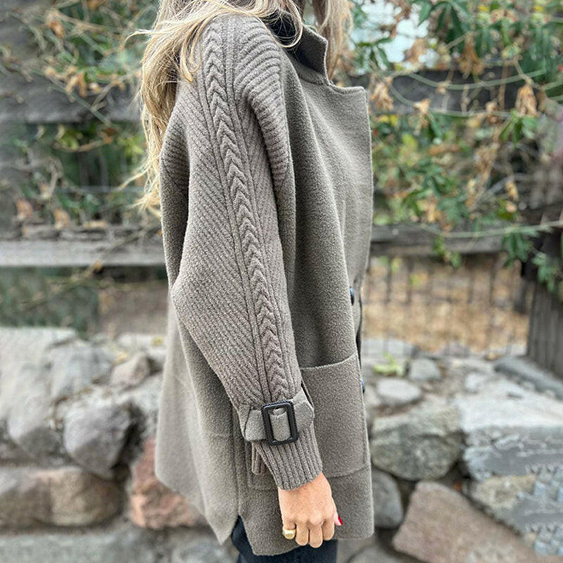 Elegant double boutonnage jacket for women | Eloria -4
