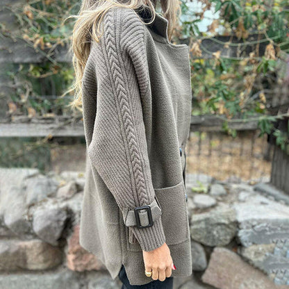 Elegant double boutonnage jacket for women | Eloria -4