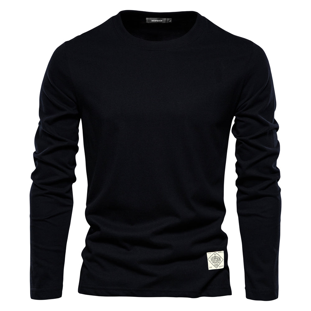Crew neck long-sleeve classic t-shirt for men | Neil -2