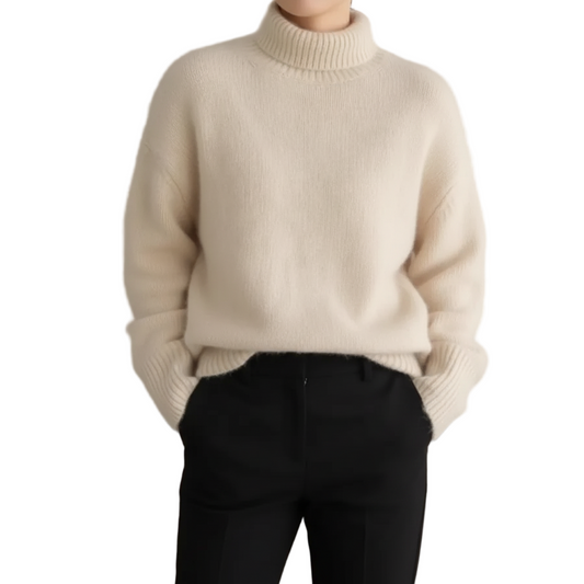 Elegant sweater turtleneck for women | Aloria -1