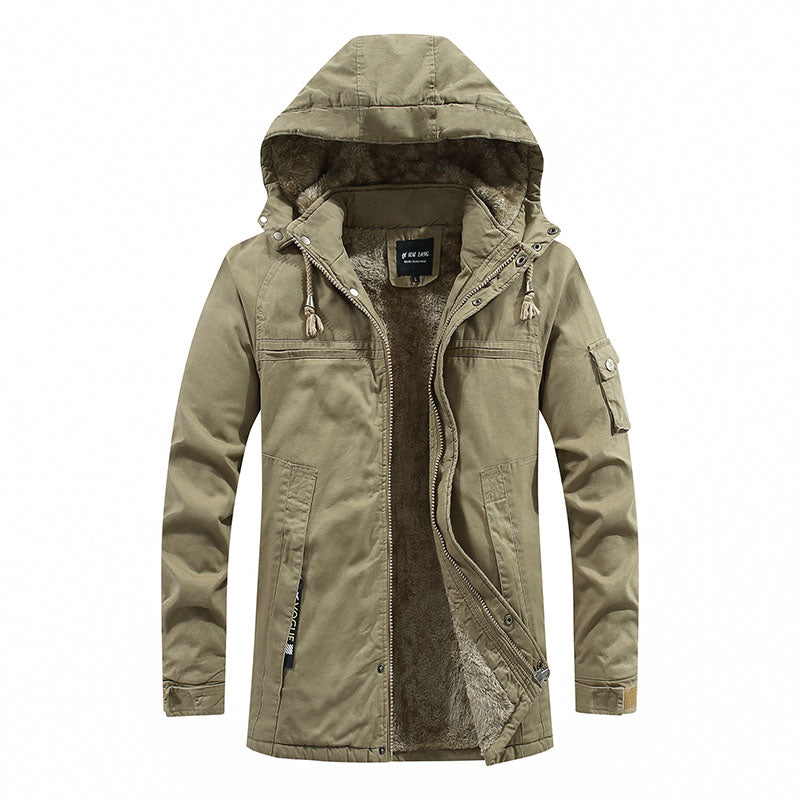 Fleece hooded removable jacket for men | Mac -5