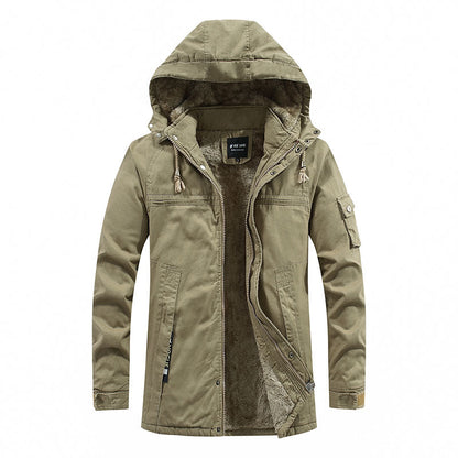 Fleece hooded removable jacket for men | Mac -5
