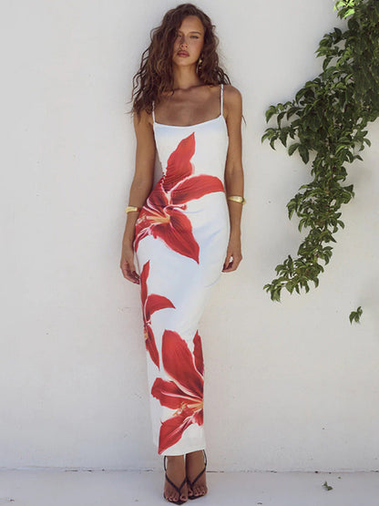 Summer straps spaghetti dress for women | Jolene -4