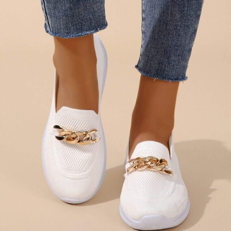 Classic breathable loafers for women | Elena -5