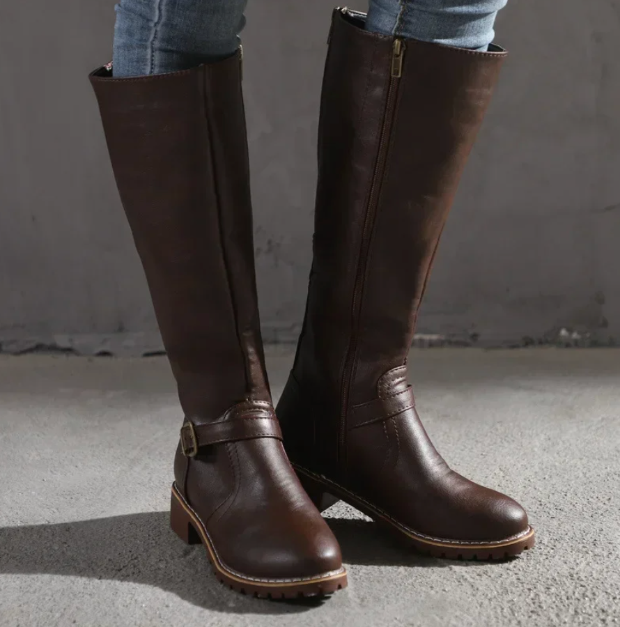 Tall elegant durable boots for women | Emmy -6