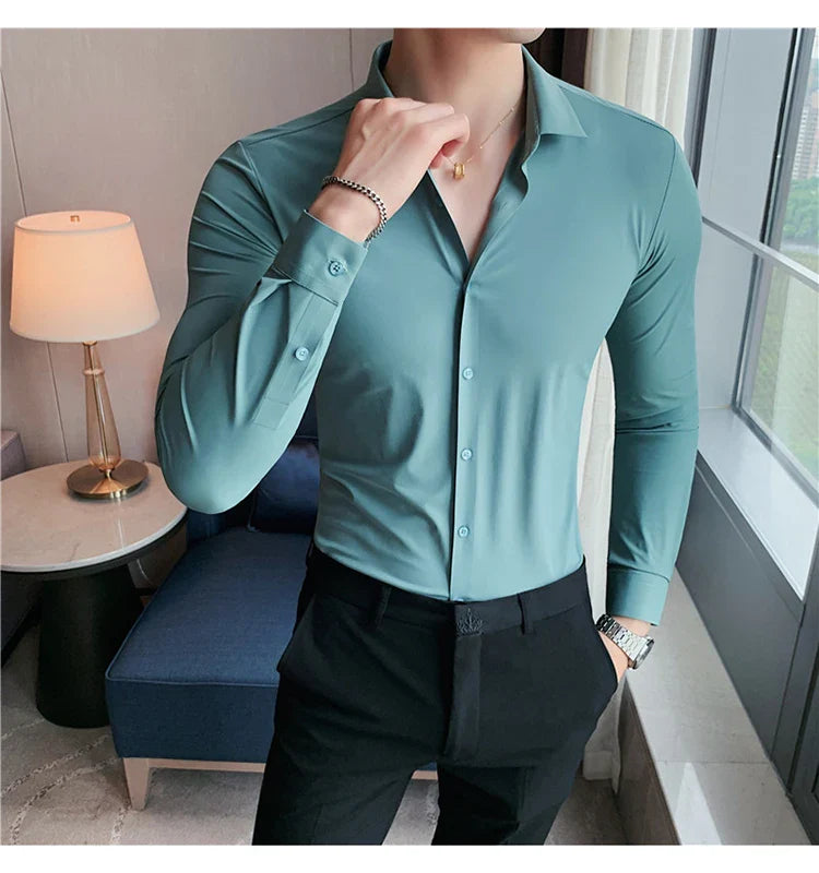 Seam high stretch shirt for men | Thor -4