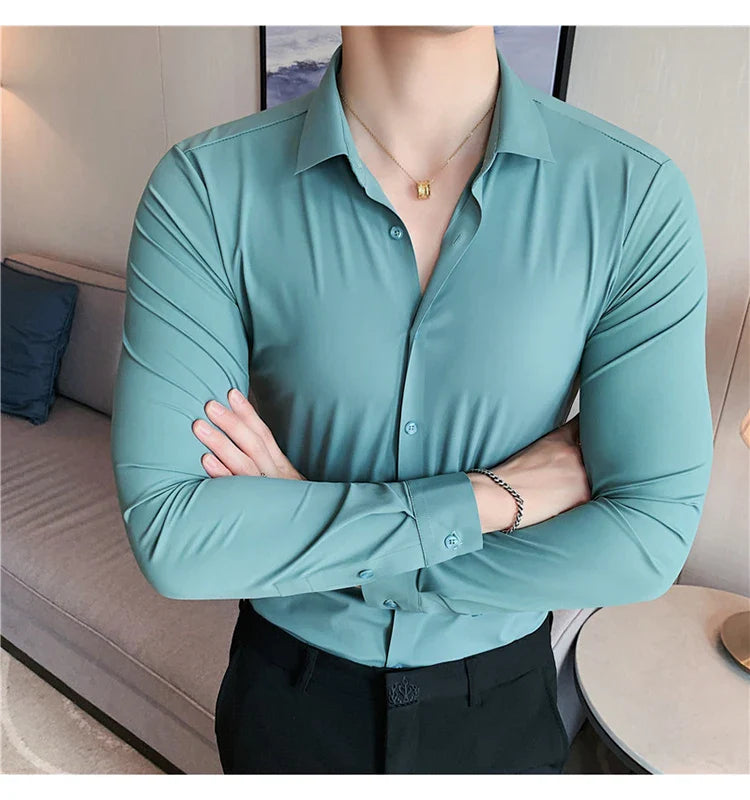 Seam high stretch shirt for men | Thor -1