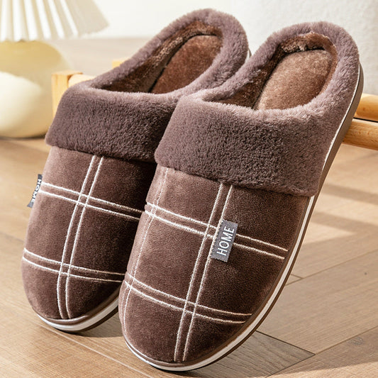 Winter plush slippers for men | Henry -1