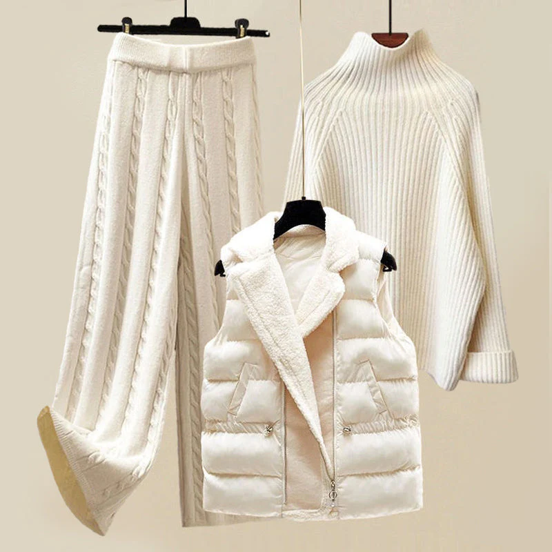 Winter vintage three piece set for women | Xyra -1