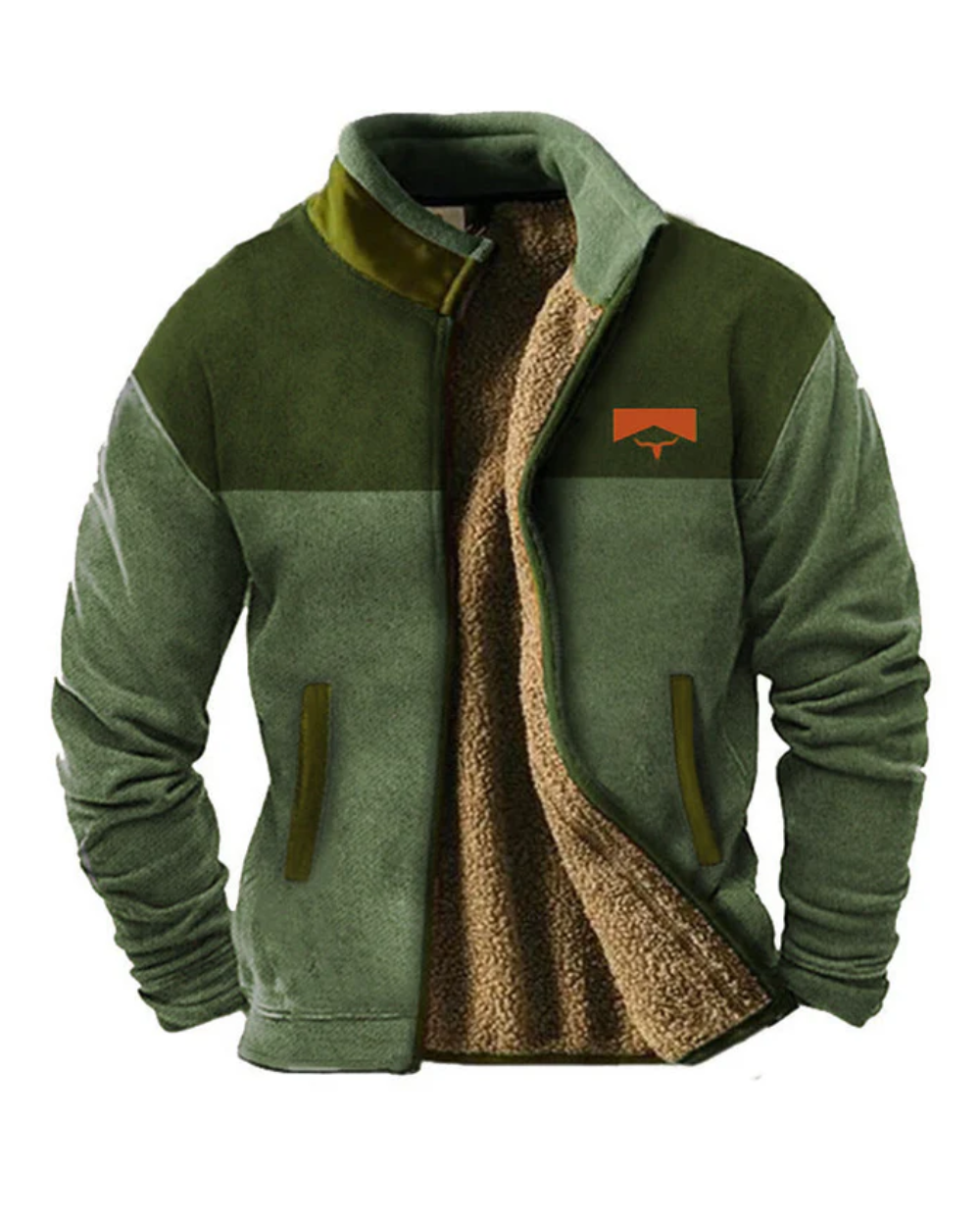Zip vintage jacket for men | Marvien -1