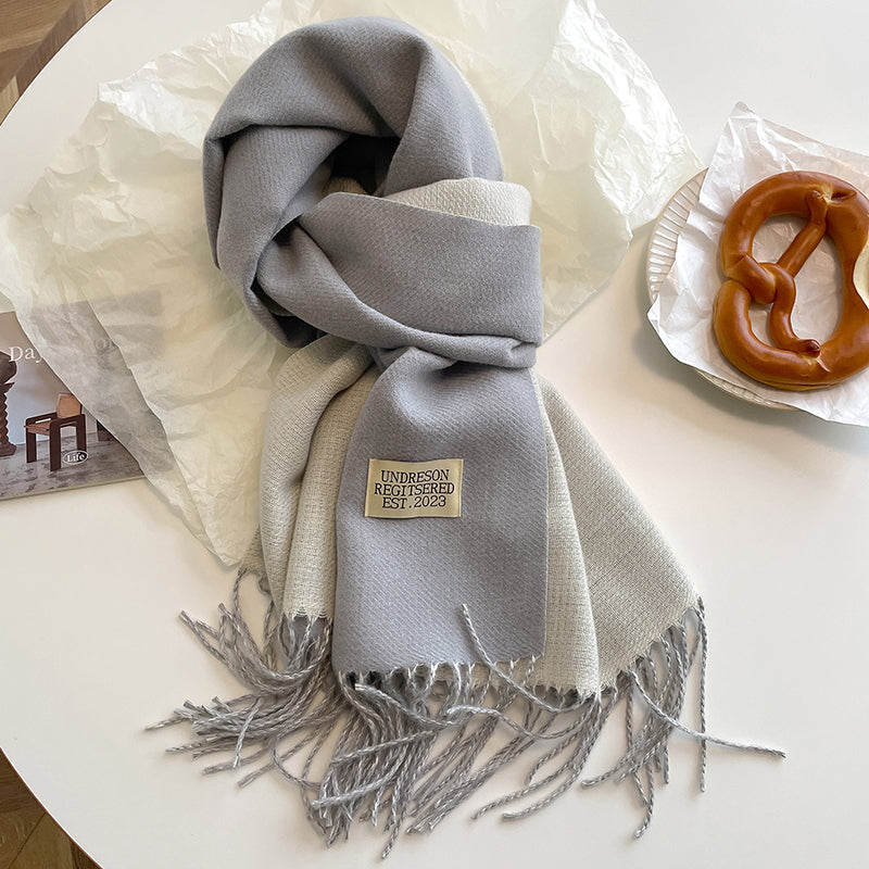 Winter double face scarf for women | Nala -4