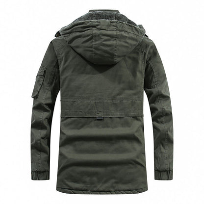 Fleece hooded removable jacket for men | Mac -3