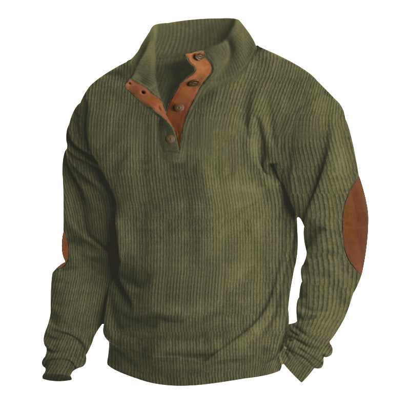 Sport trendy high collar sweater for men | Carl -8