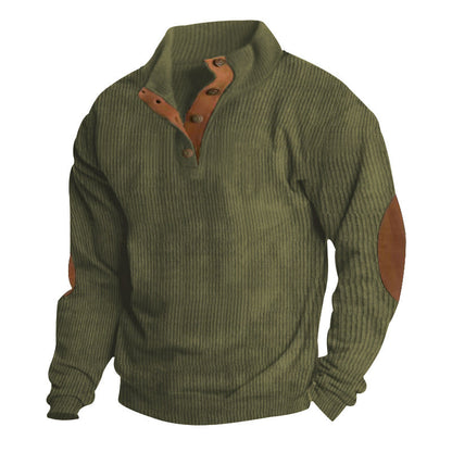 Sport trendy high collar sweater for men | Carl -8