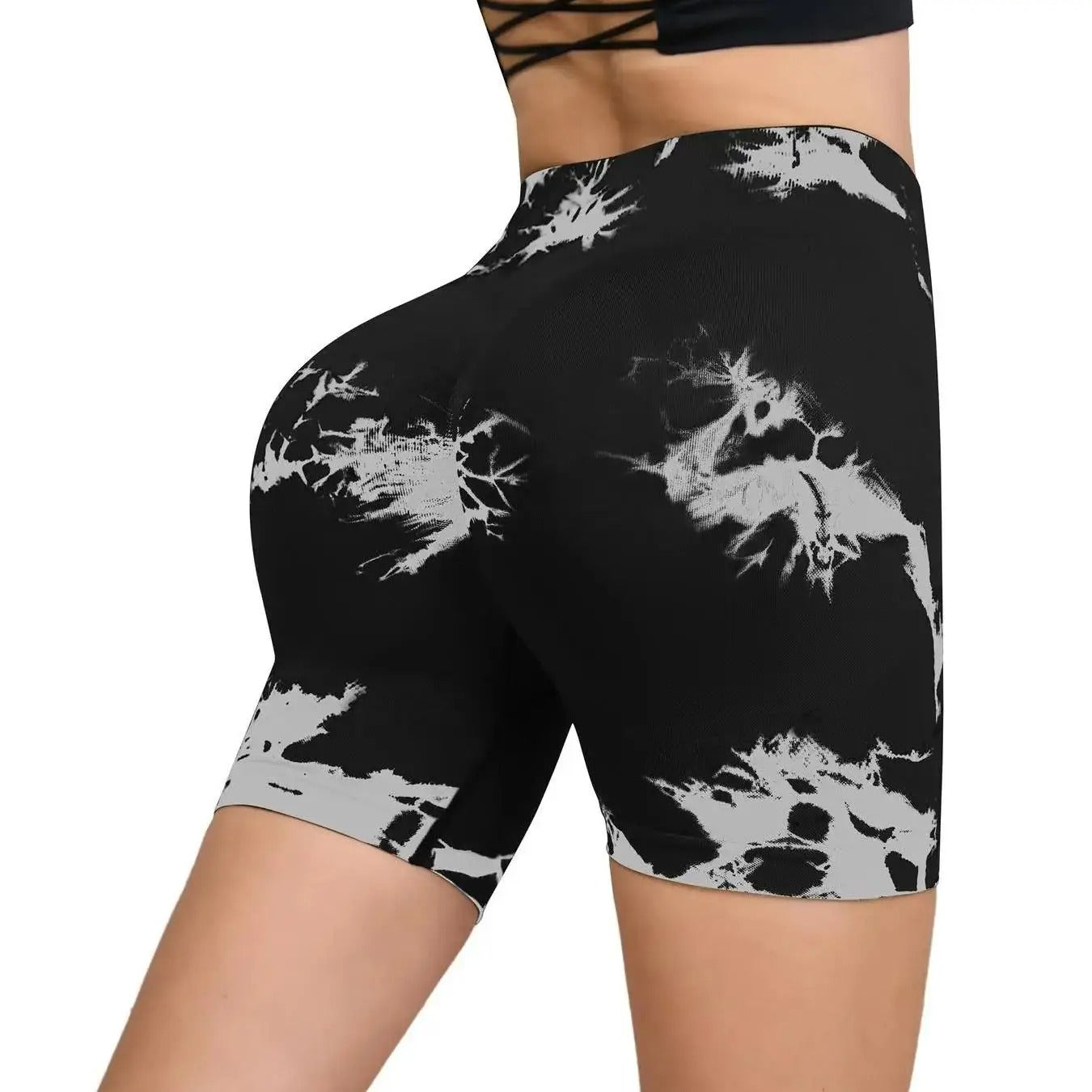 Fitness high-waisted shorts for women | Aspire -7