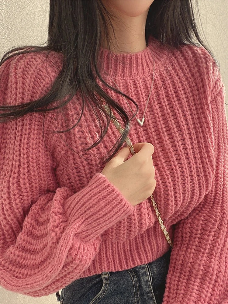 Lantern chic sweater for women | Ezia -3