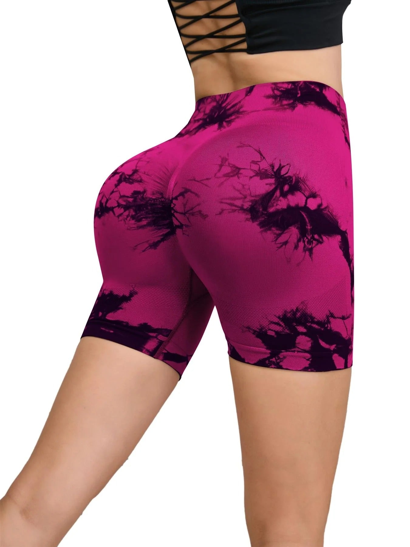 Fitness high-waisted shorts for women | Aspire -2