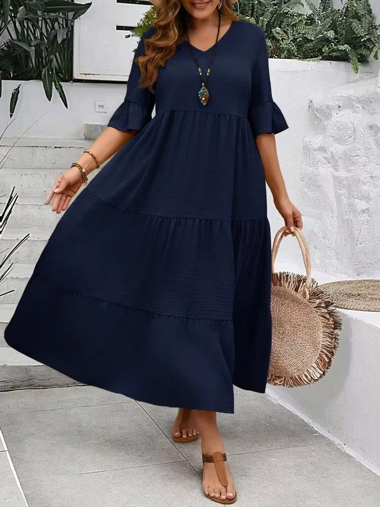 Elegant summer dress for women | Perrine -8