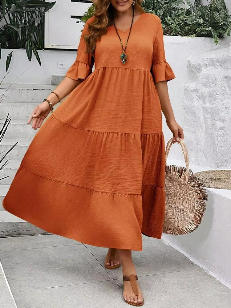 Elegant summer dress for women | Perrine -3