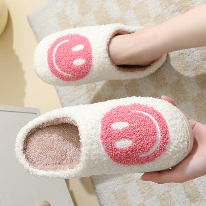 Smiley face slippers for women | Ivanna -1